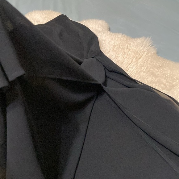 Long black beaded elegant skirt size 8 - Picture 8 of 10